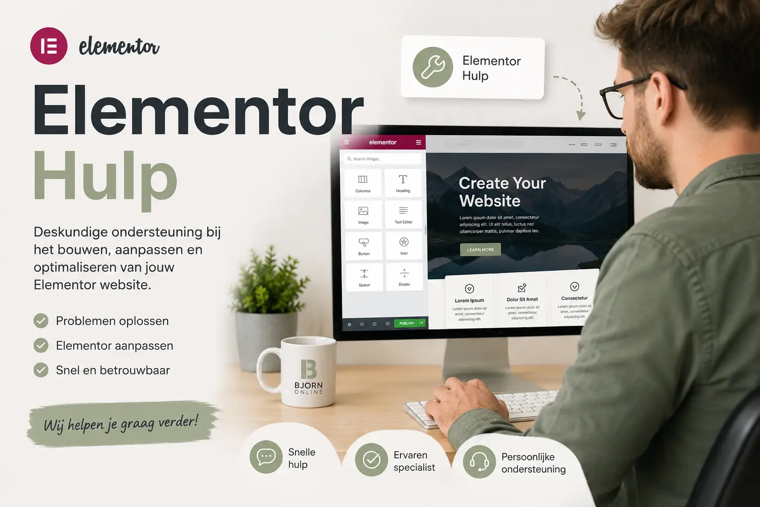 Elementor hulp