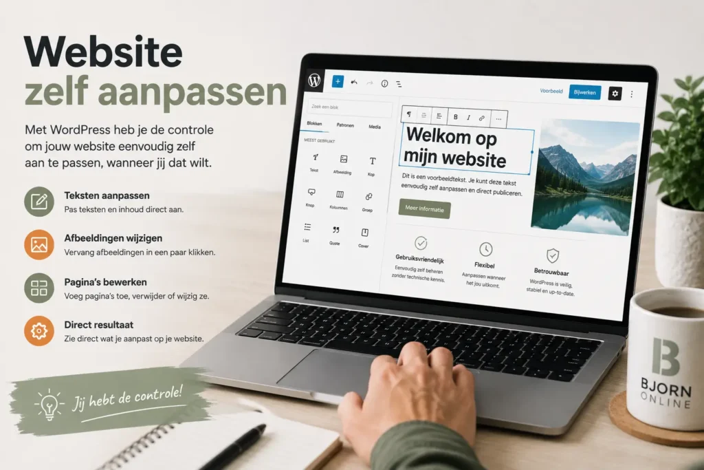 Website zelf aanpassen