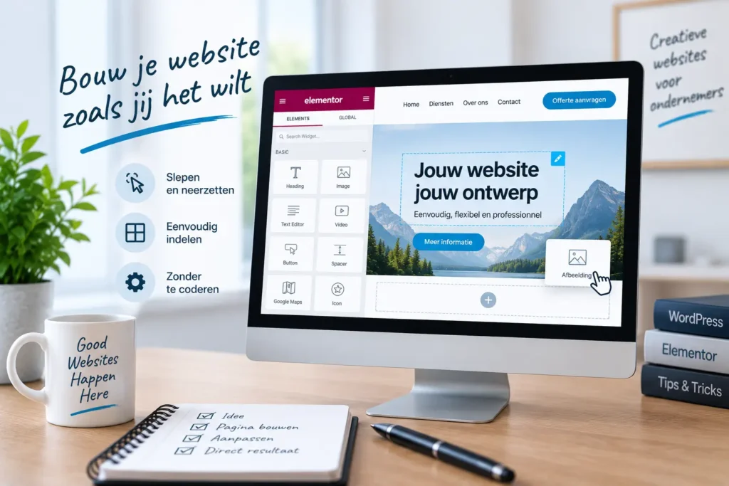 Bouw je website zoals jij wilt