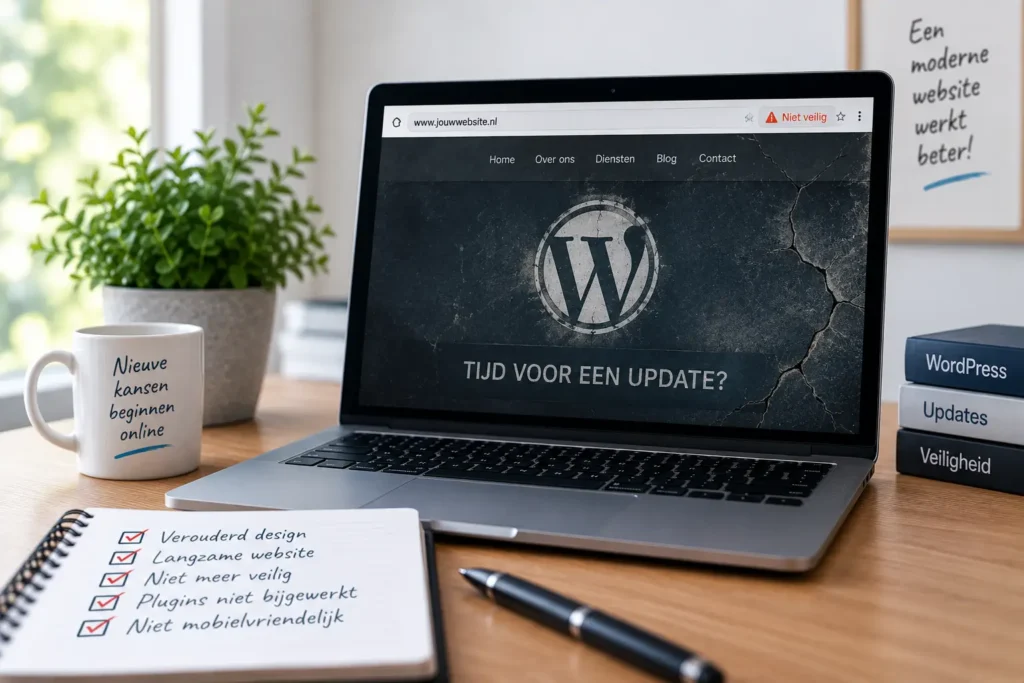 Verouderde WordPress-site_ tijd voor een update