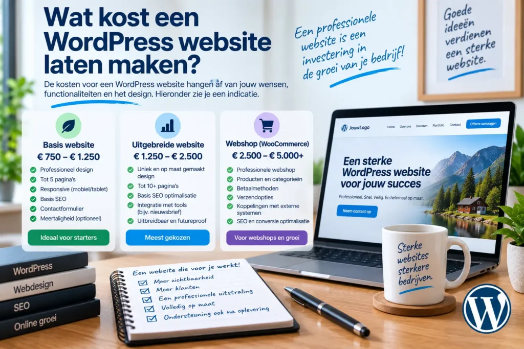 Wat kost een WordPress-website_