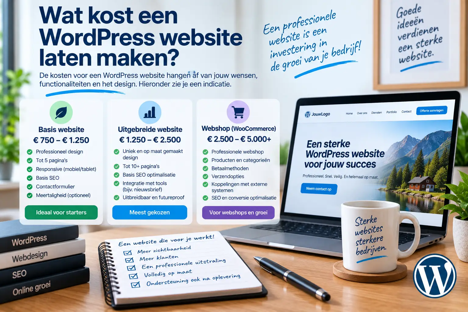 Wat kost een WordPress-website_