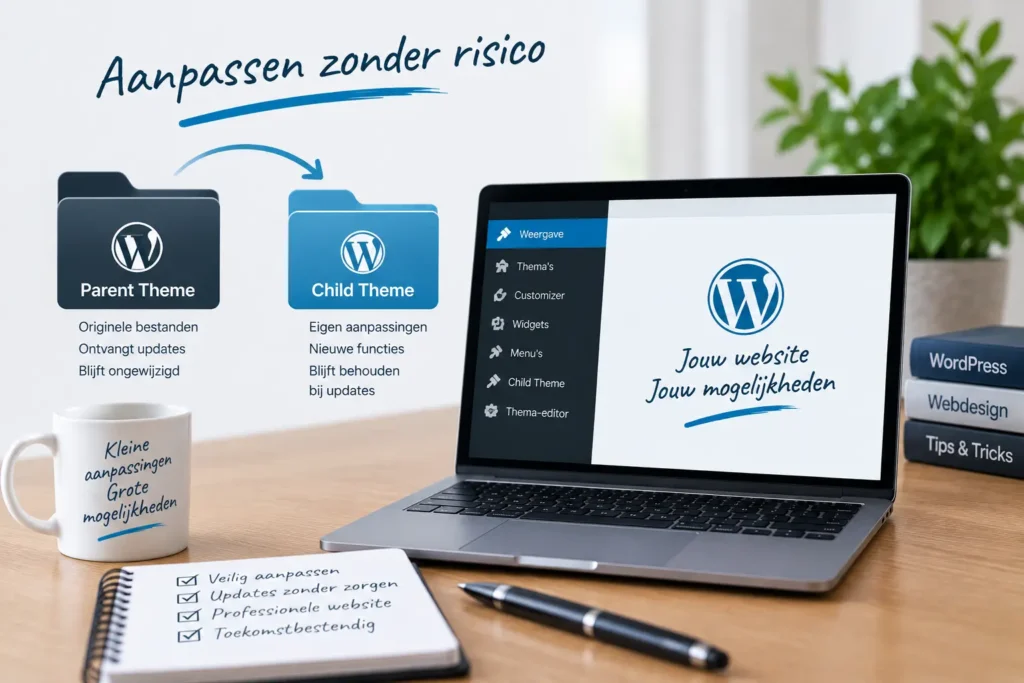 WordPress aanpassen zonder risico