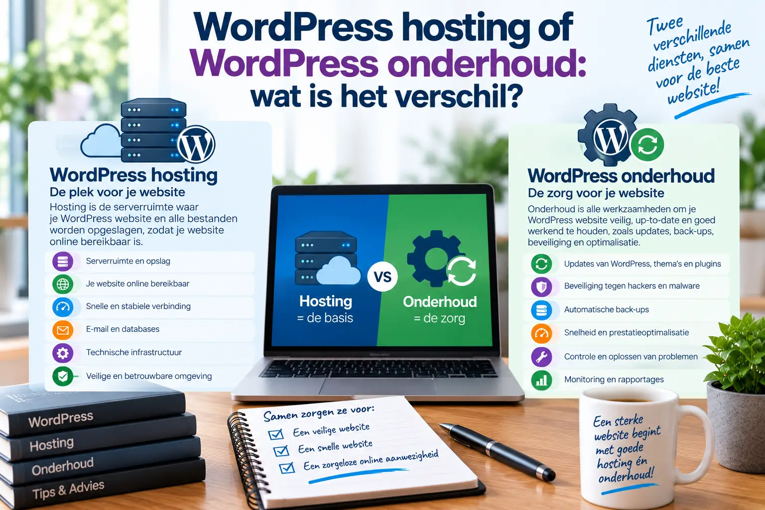 WordPress hosting of WordPress onderhoud