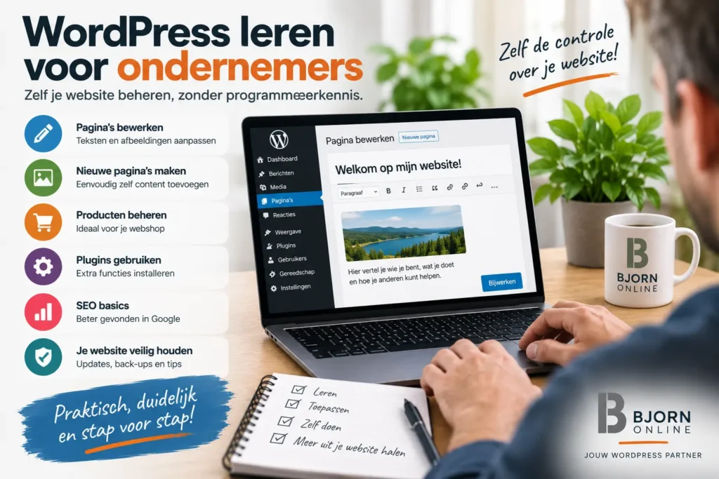 WordPress leren voor ondernemers