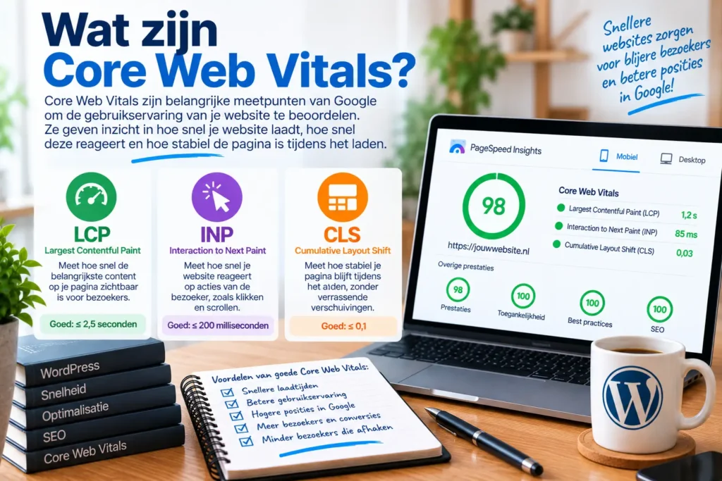 WordPress Core Web Vitals infographic